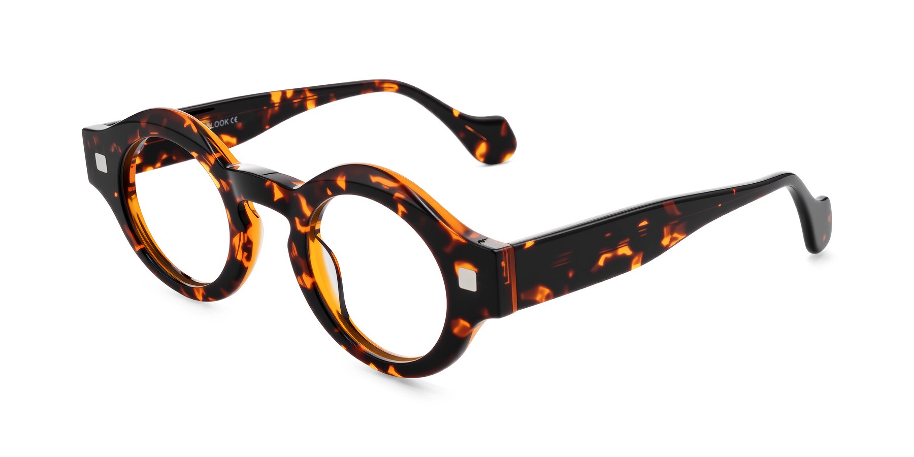 Angle of Nuzzo in Yellow Tortoise with Clear Blue Light Blocking Lenses