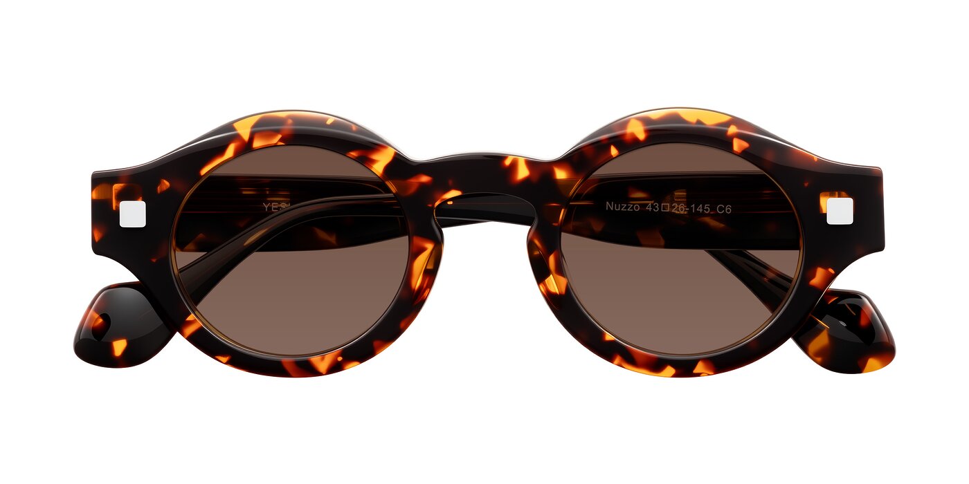 Nuzzo - Yellow Tortoise Tinted Sunglasses