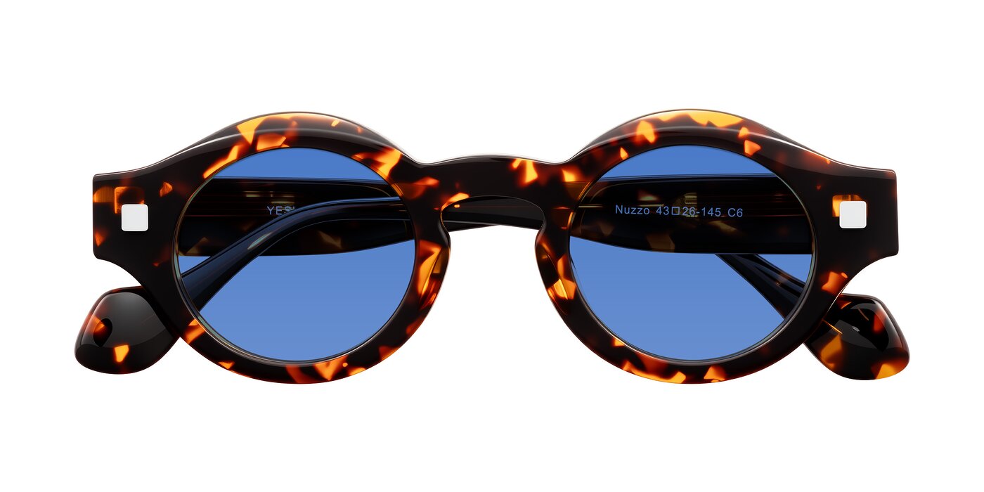 Nuzzo - Yellow Tortoise Tinted Sunglasses