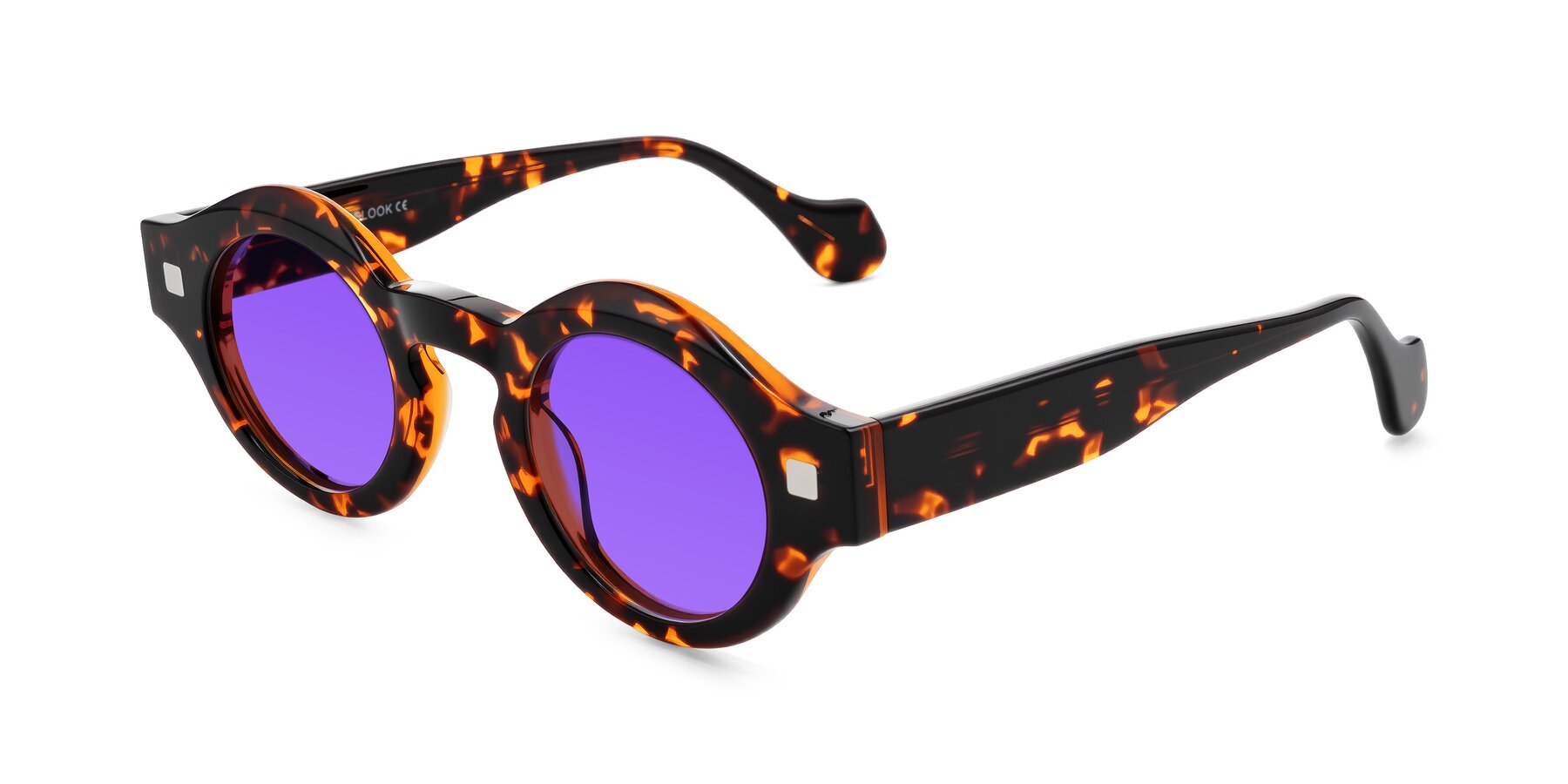 Angle of Nuzzo in Yellow Tortoise with Purple Tinted Lenses