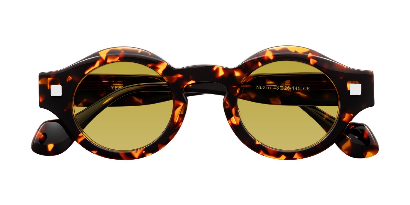 Nuzzo - Yellow Tortoise Tinted Sunglasses