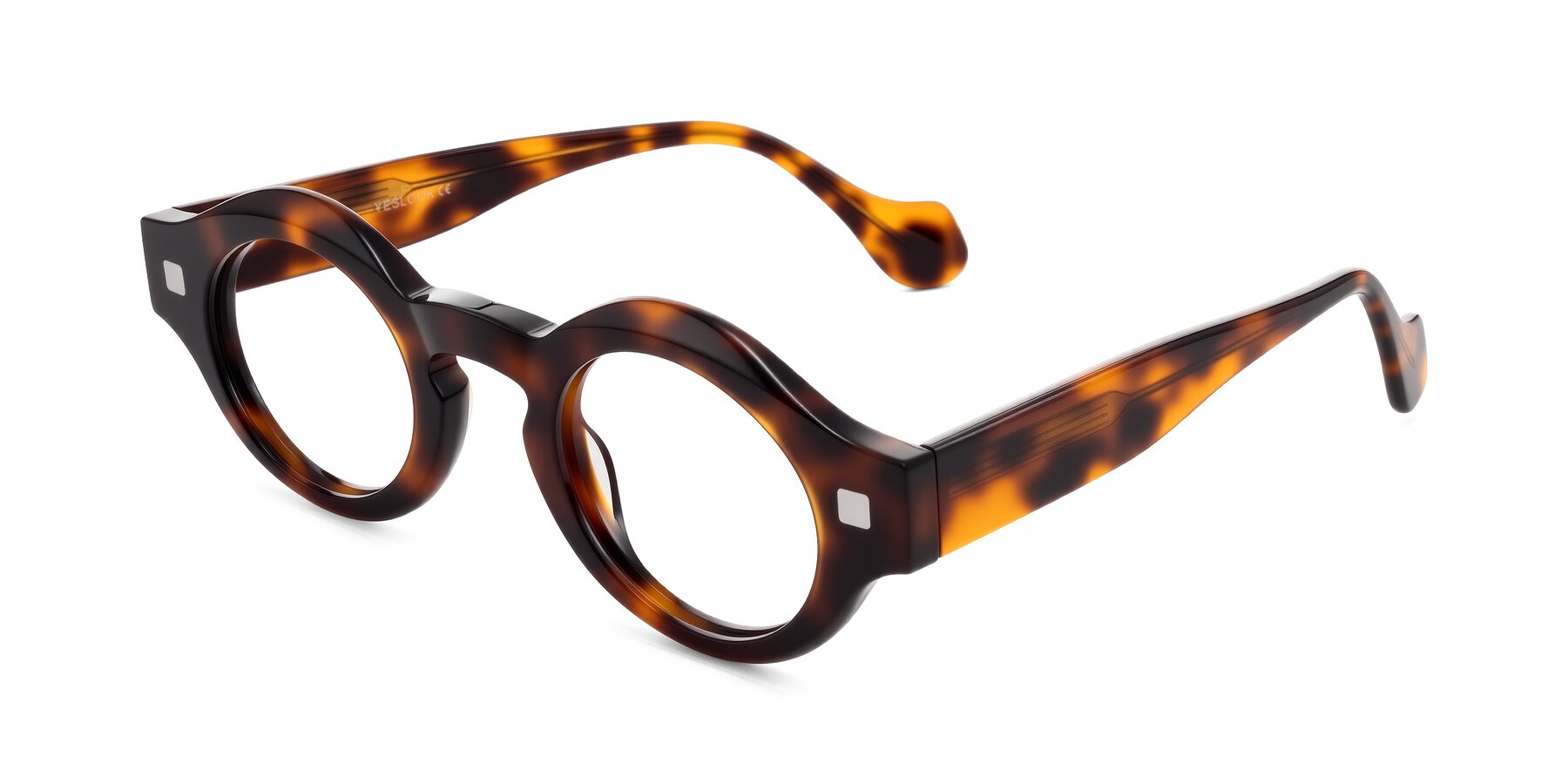 Angle of Nuzzo in Tortoise with Clear Reading Eyeglass Lenses