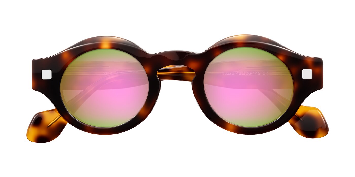 Nuzzo - Tortoise Flash Mirrored Sunglasses
