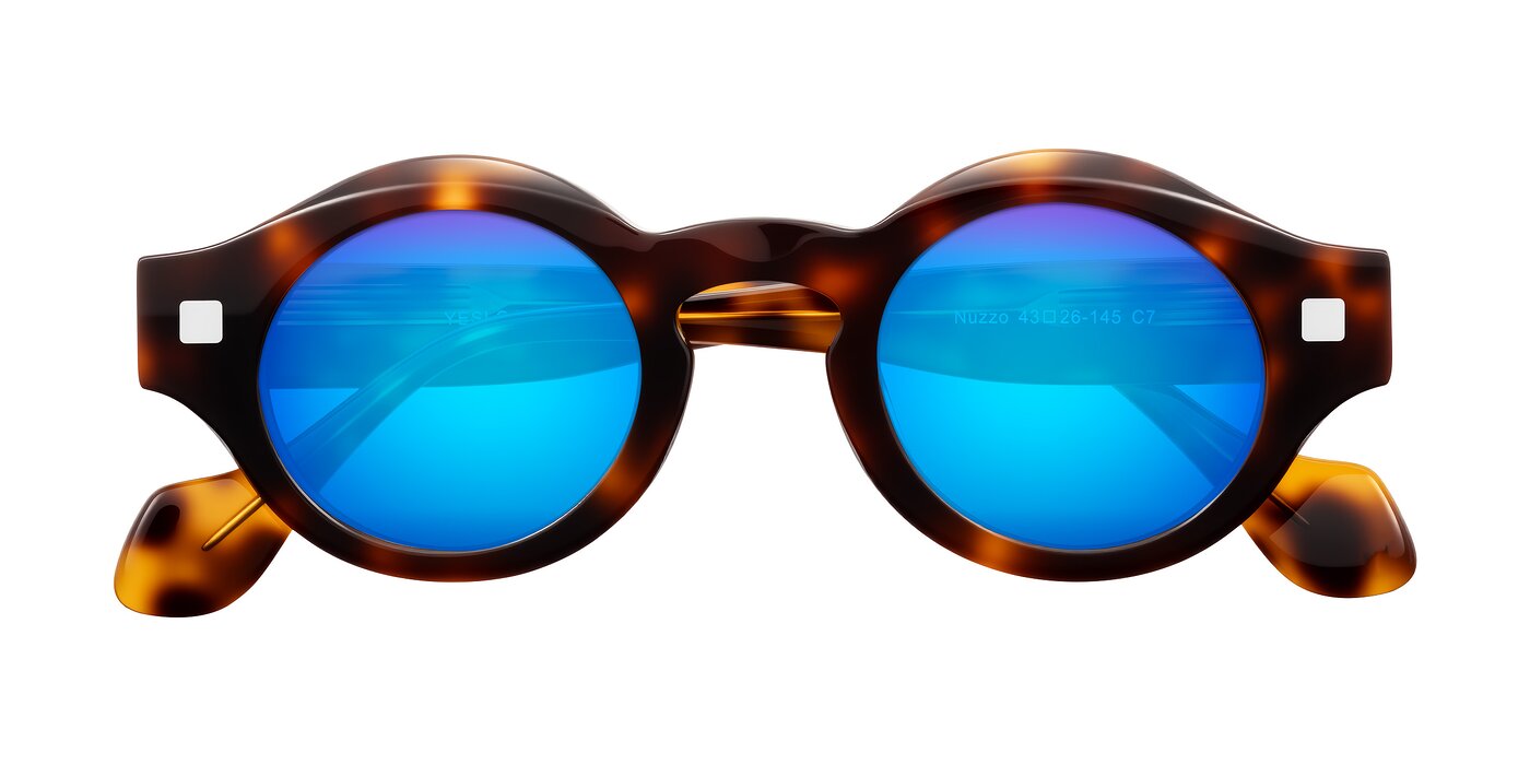 Nuzzo - Tortoise Flash Mirrored Sunglasses