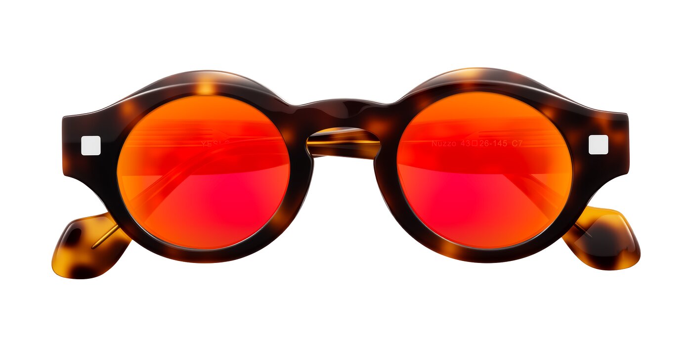 Nuzzo - Tortoise Flash Mirrored Sunglasses