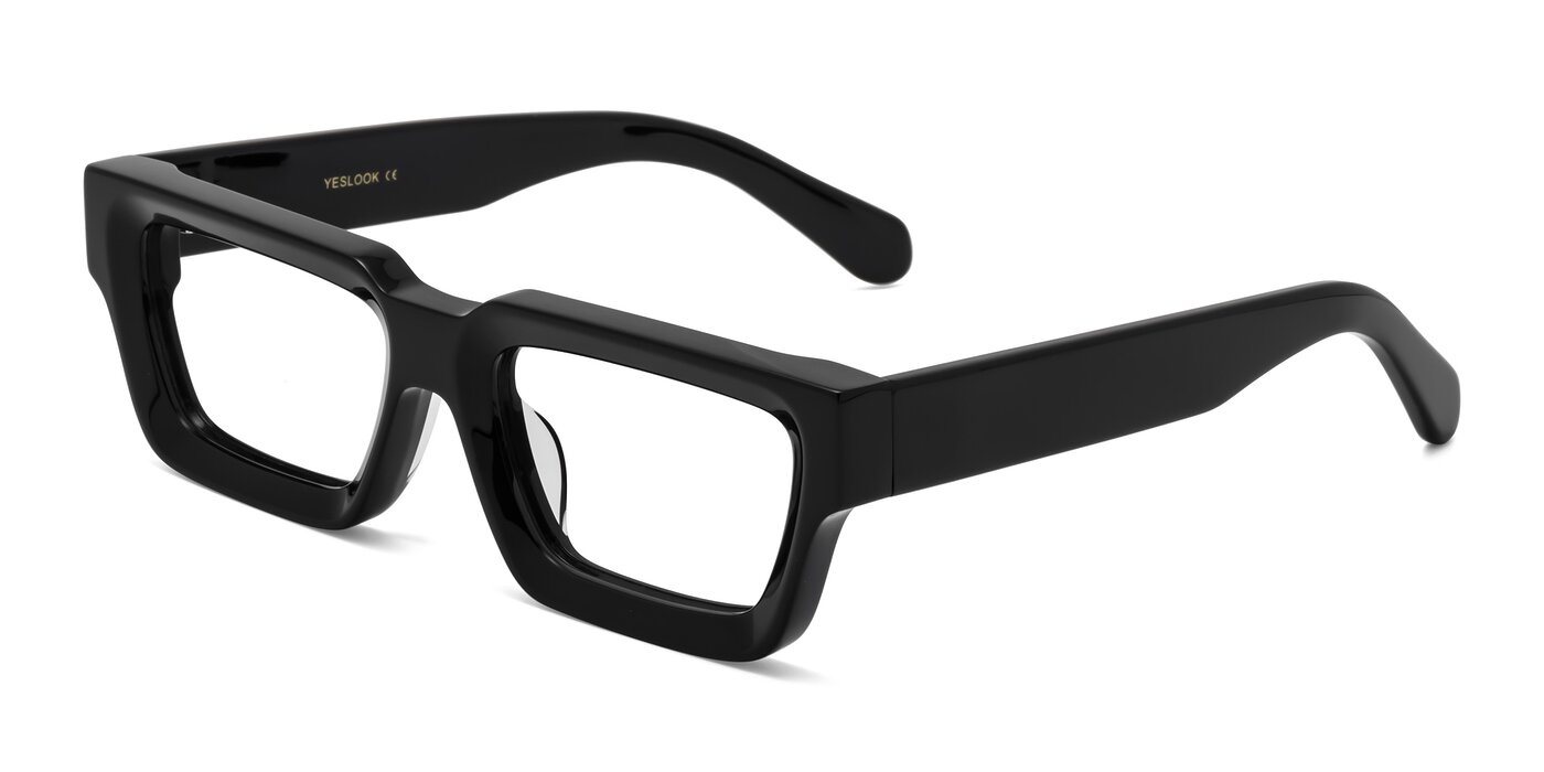 Thick Rectangular Frames Black Thick Designer Rectangle Eyeglasses - Stockport
