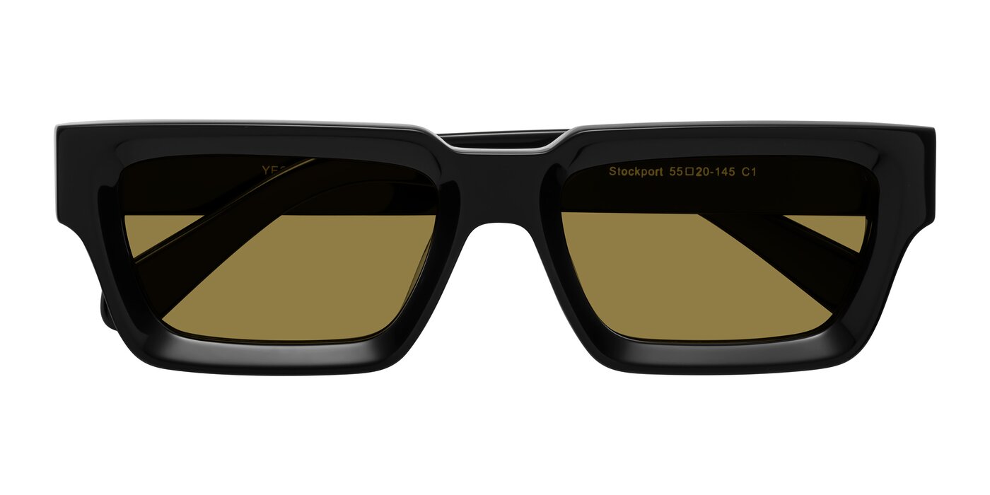 Stockport - Black Polarized Sunglasses