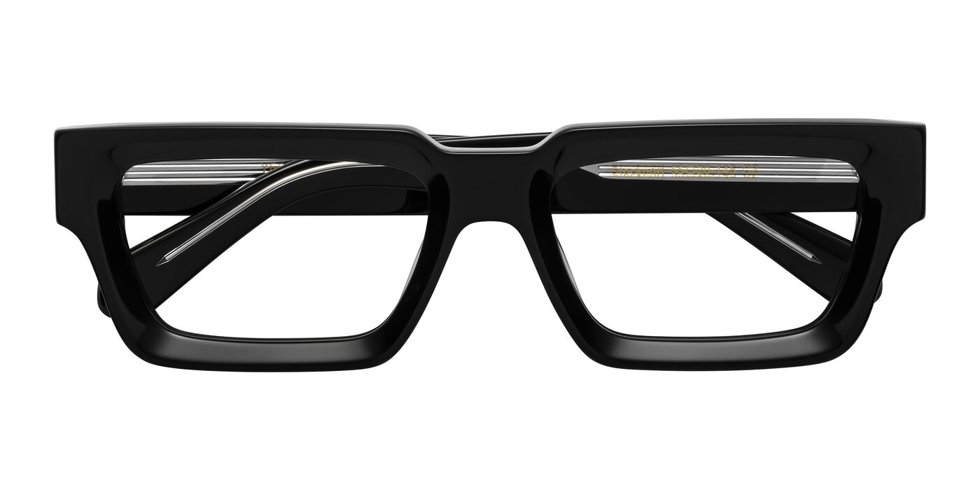 Stockport - Black / Clear Eyeglasses