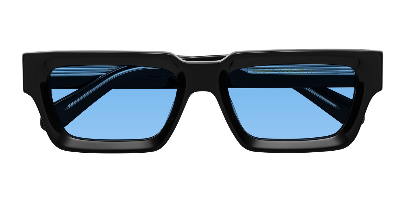 Stockport - Black / Clear Tinted Sunglasses