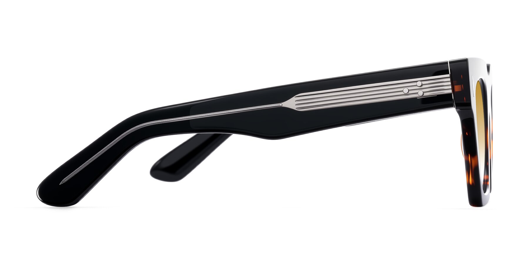 Side of Padulla in Tortoise with Champagne Gradient Lenses