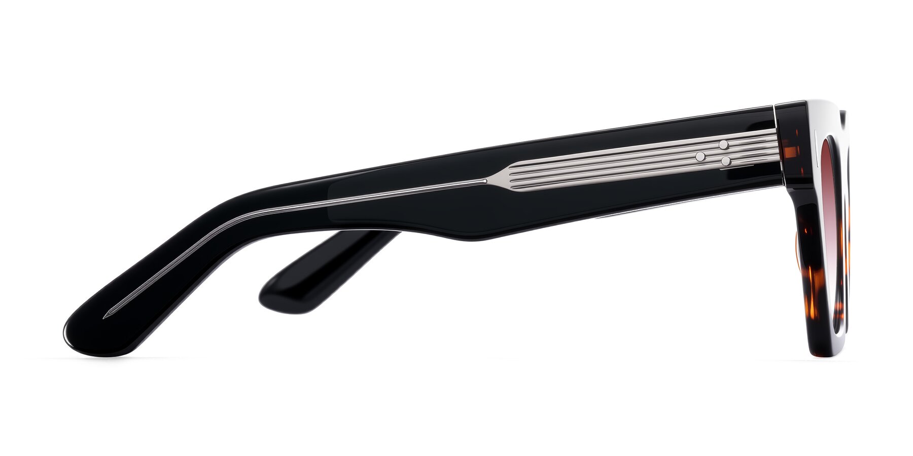 Side of Padulla in Tortoise with Garnet Gradient Lenses