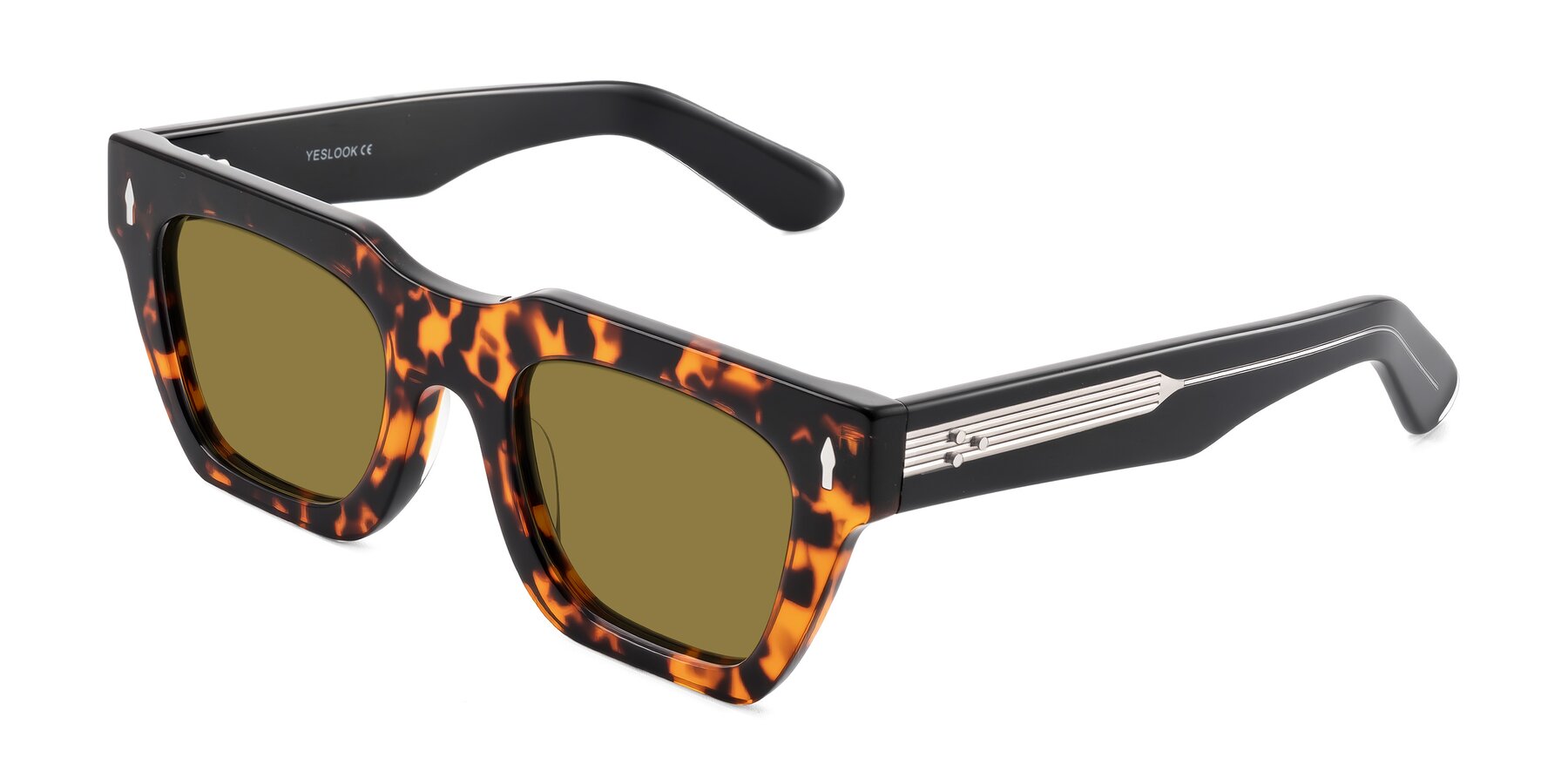 Angle of Padulla in Tortoise with Brown Polarized Lenses