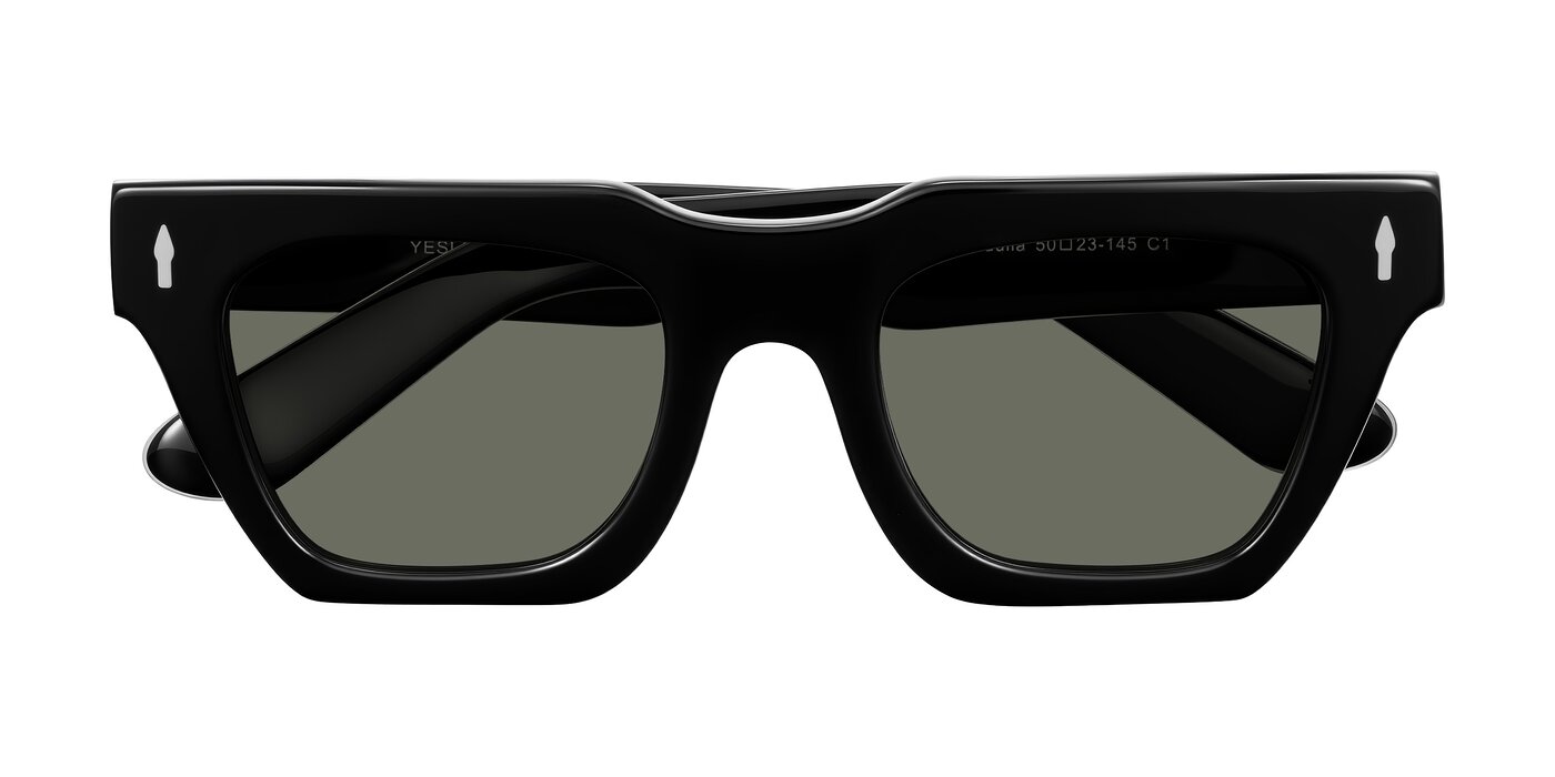 Padulla - Black Polarized Sunglasses