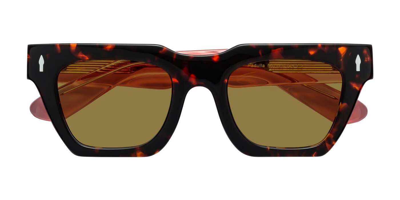 Padulla - Tortoise/Light Red Polarized Sunglasses