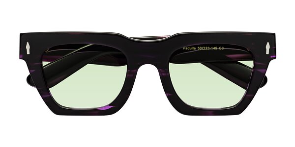 Front of Padulla in Dark Purple Striped
