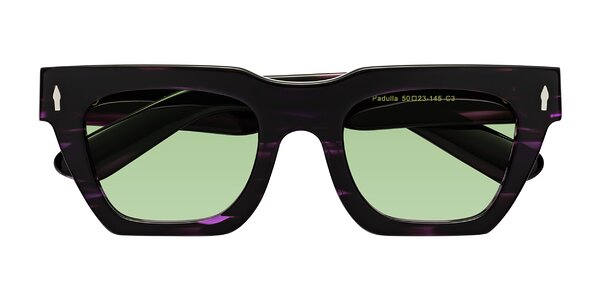 Front of Padulla in Dark Purple Striped