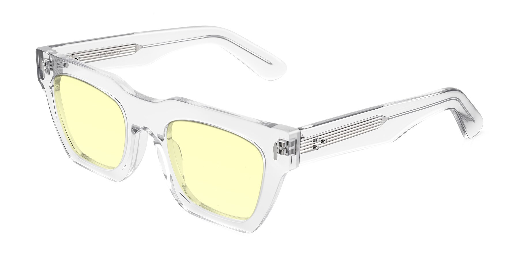 Angle of Padulla in Clear with Light Yellow Tinted Lenses
