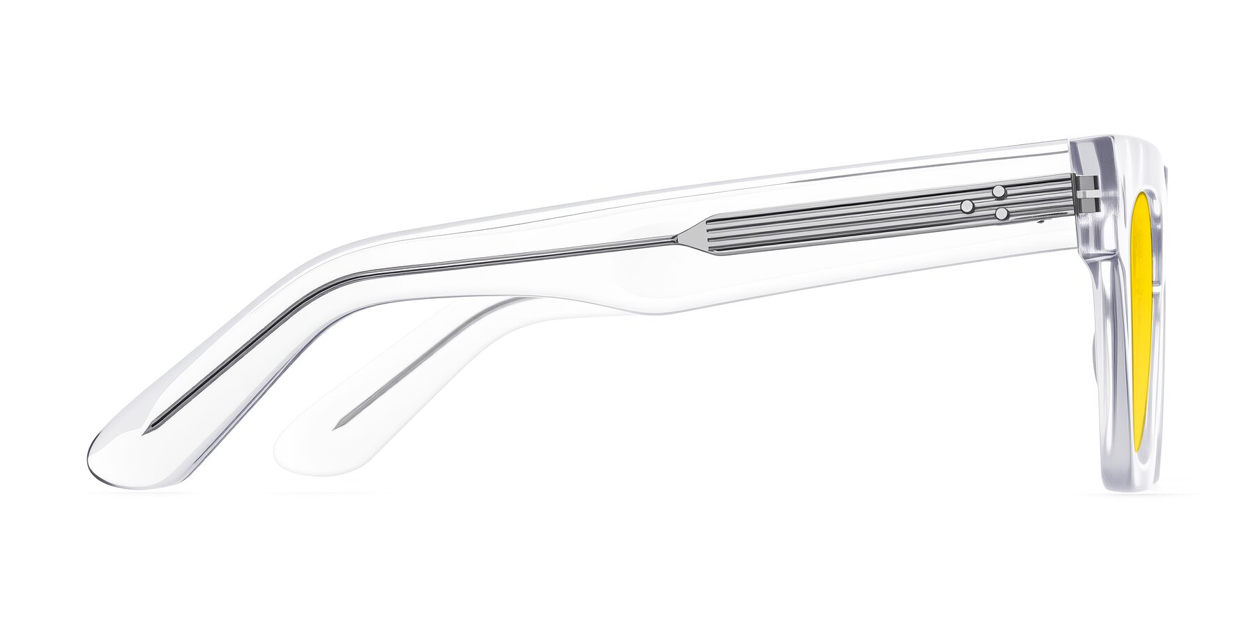 Side of Padulla in Clear with Yellow Tinted Lenses