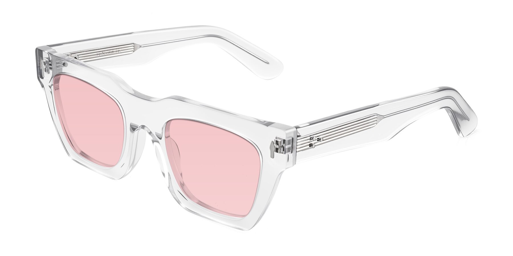 Angle of Padulla in Clear with Light Garnet Tinted Lenses