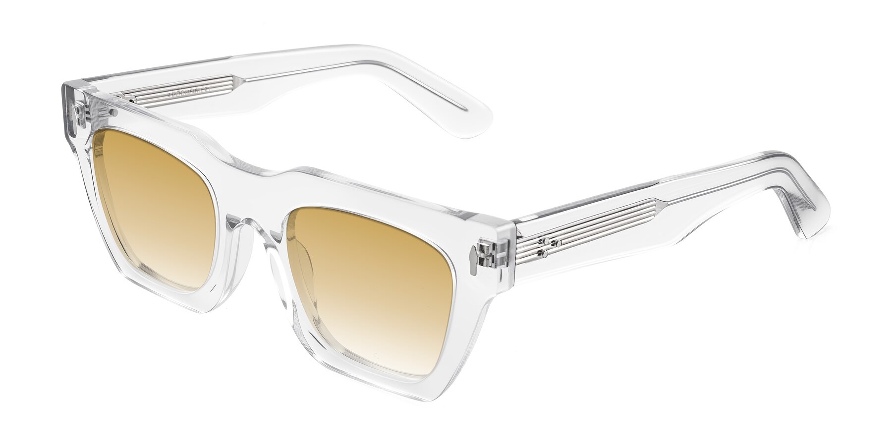 Angle of Padulla in Clear with Champagne Gradient Lenses