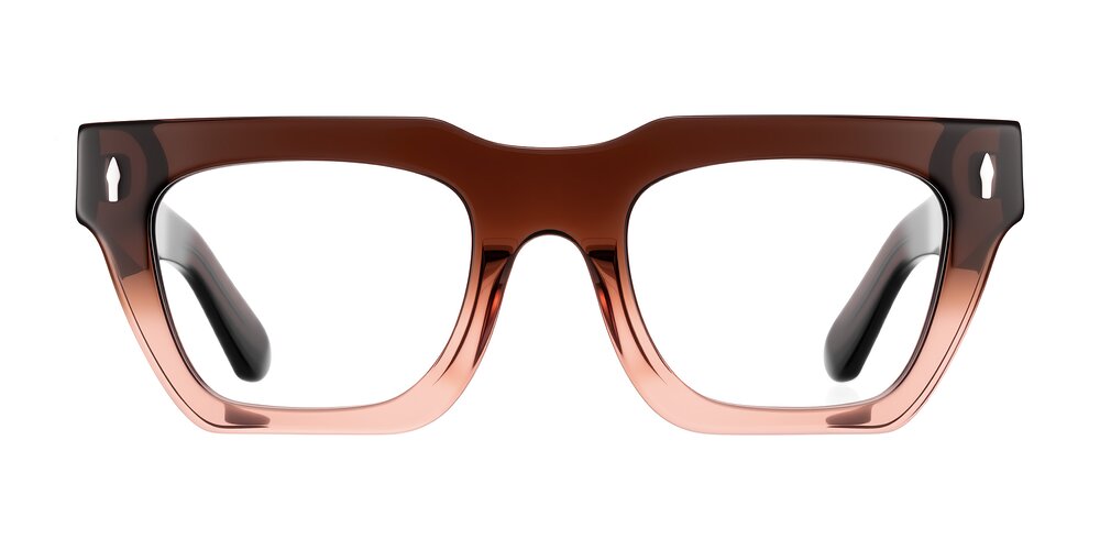 Padulla - Gradient Brown Eyeglasses