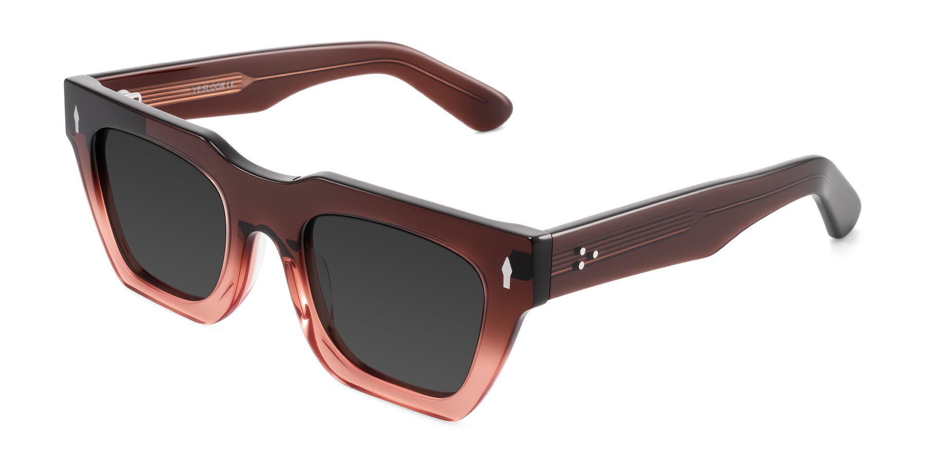 Angle of Padulla in Gradient Brown with Gray Tinted Lenses