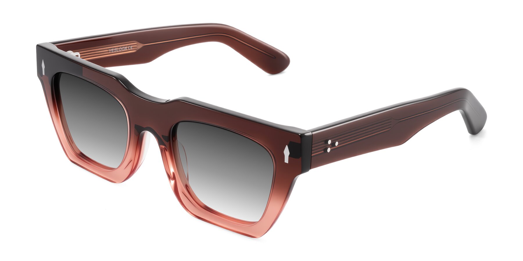 Angle of Padulla in Gradient Brown with Gray Gradient Lenses