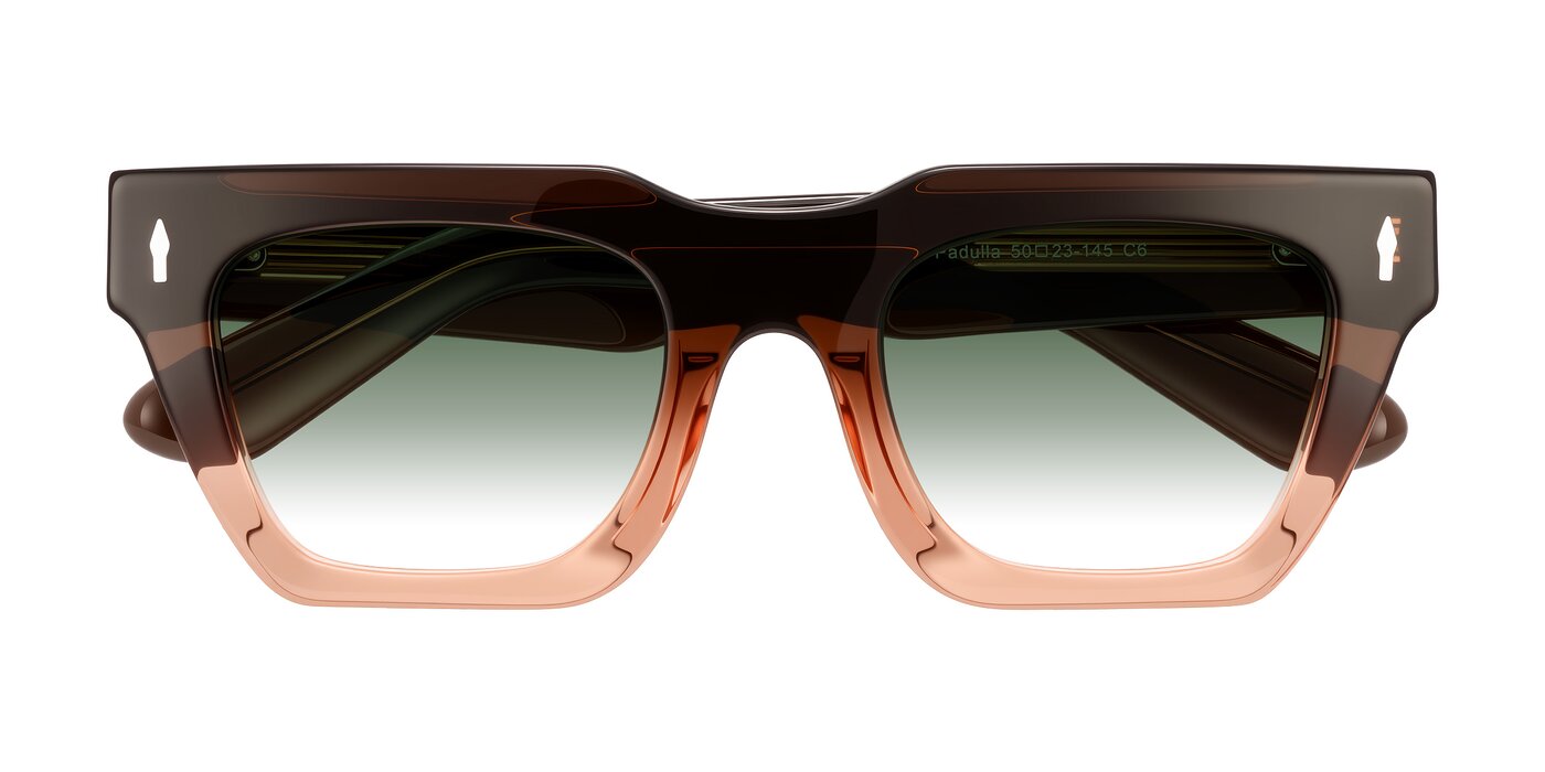 Padulla - Gradient Brown Gradient Sunglasses