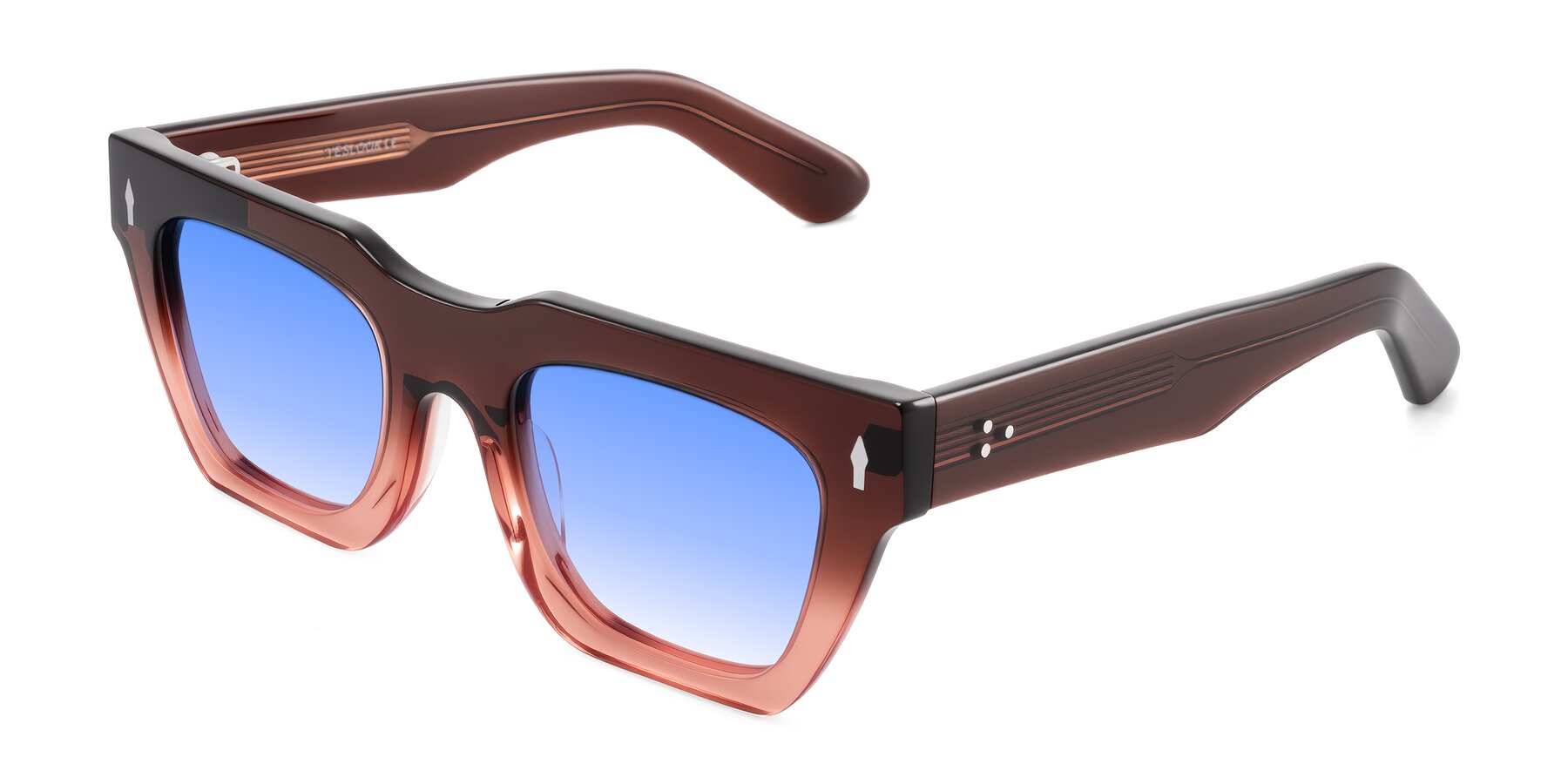 Angle of Padulla in Gradient Brown with Blue Gradient Lenses