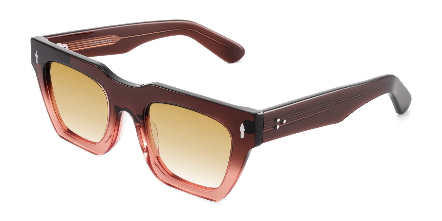 Angle of Padulla in Gradient Brown with Champagne Gradient Lenses