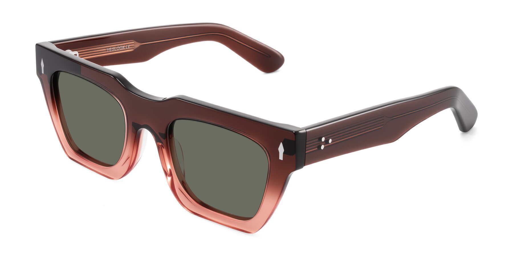 Angle of Padulla in Gradient Brown with Gray Polarized Lenses