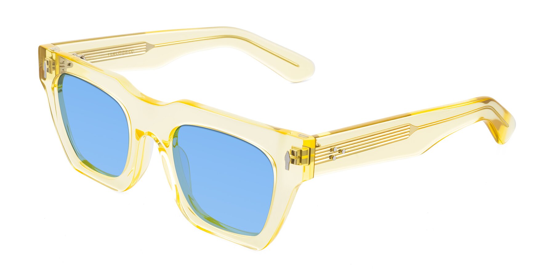 Angle of Padulla in Champagne with Medium Blue Tinted Lenses