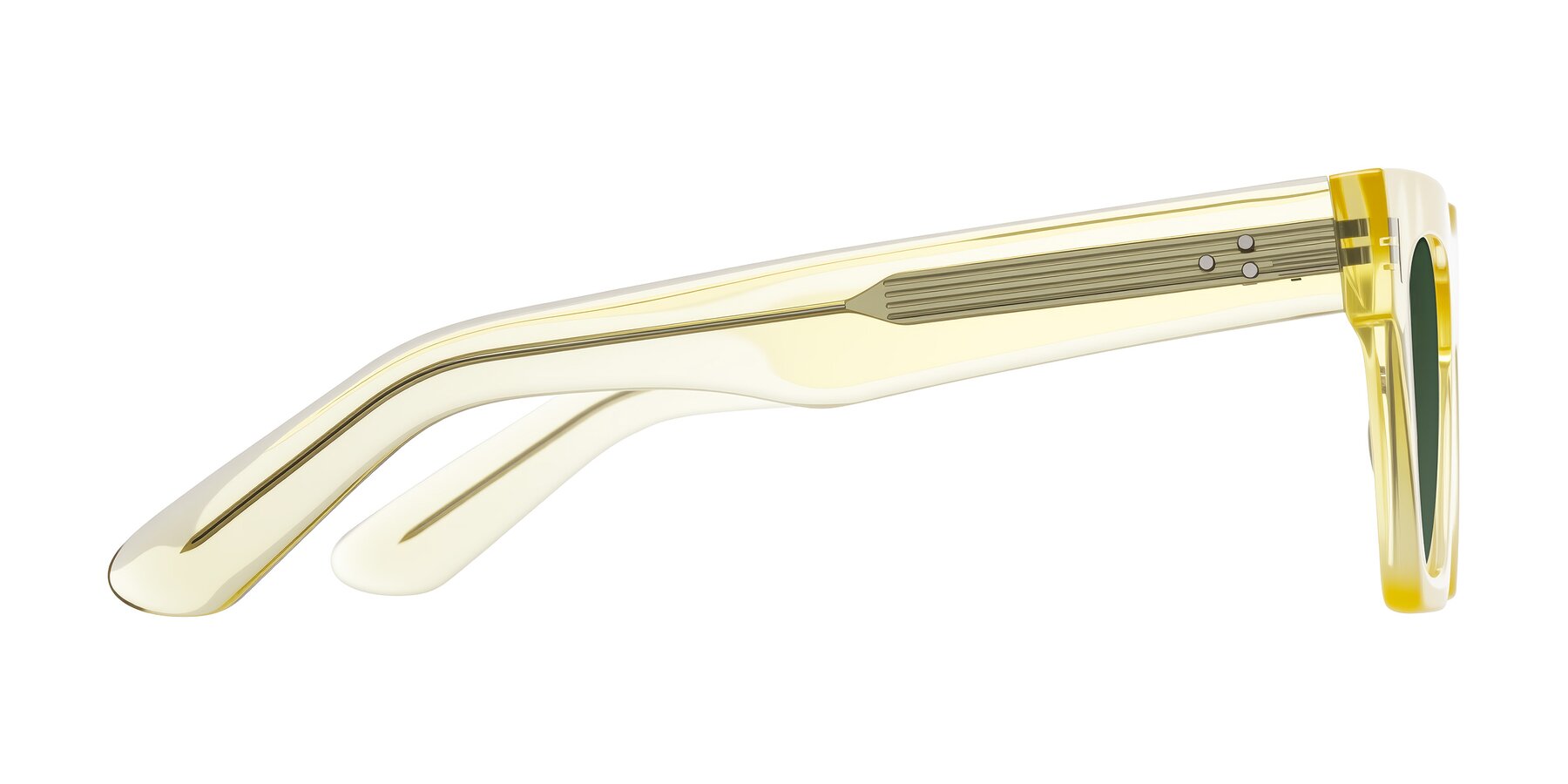 Side of Padulla in Champagne with Green Tinted Lenses