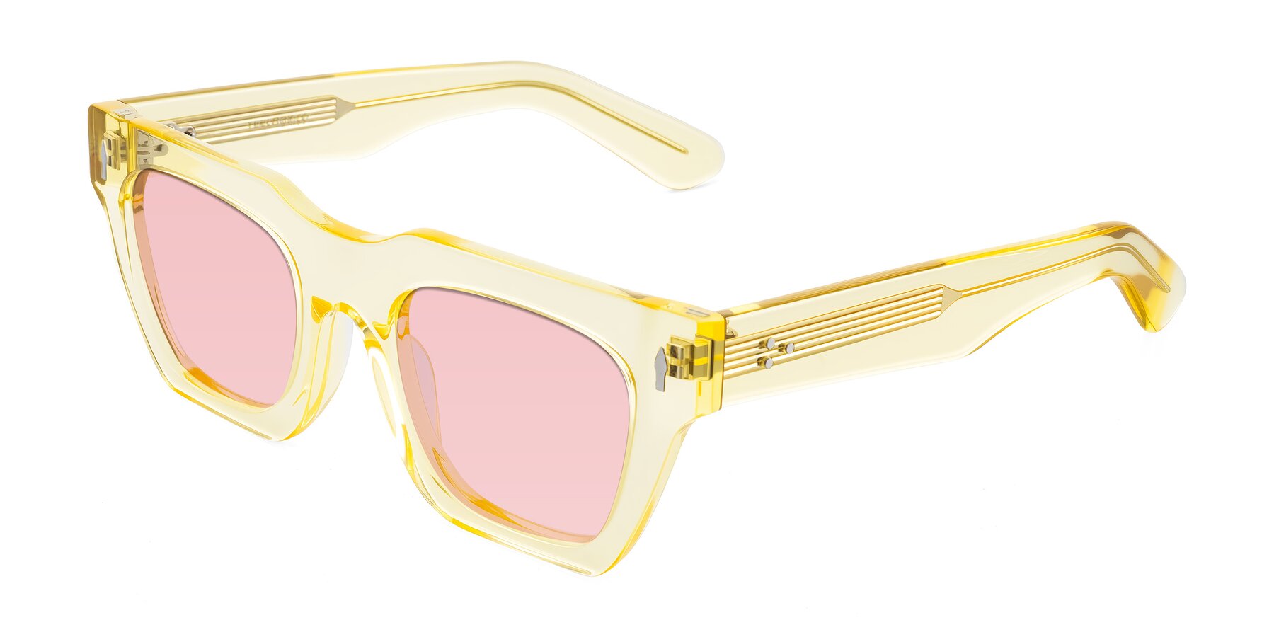 Angle of Padulla in Champagne with Light Garnet Tinted Lenses