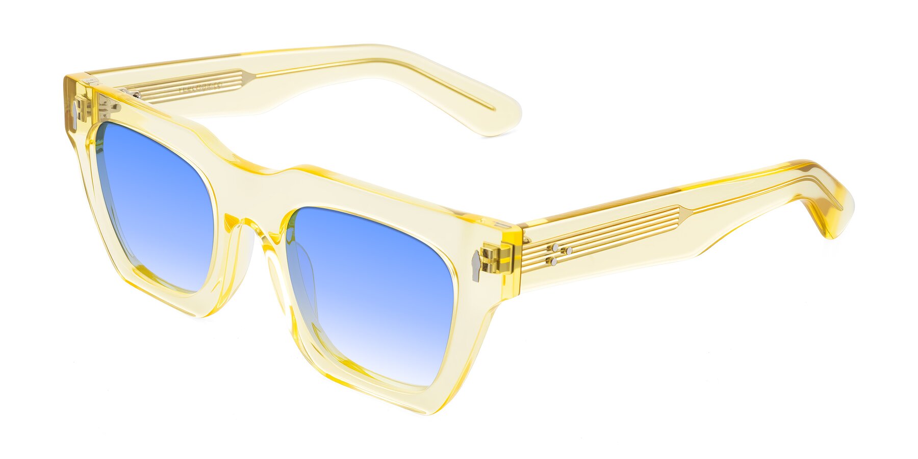 Angle of Padulla in Champagne with Blue Gradient Lenses