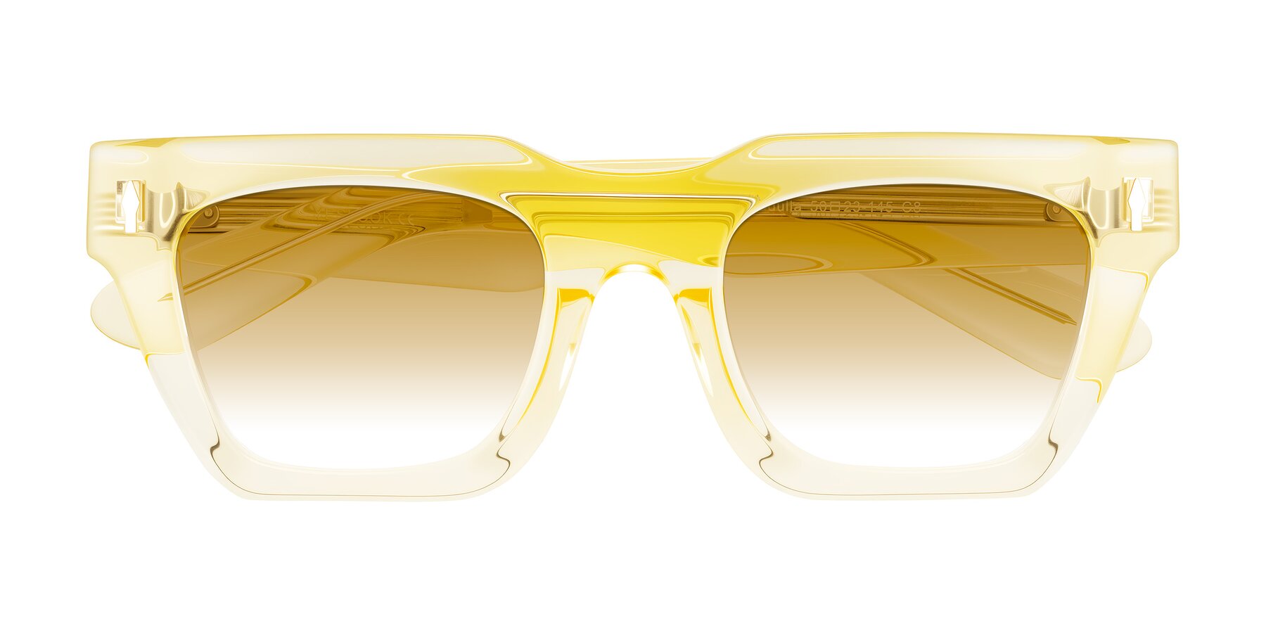 Folded Front of Padulla in Champagne with Champagne Gradient Lenses