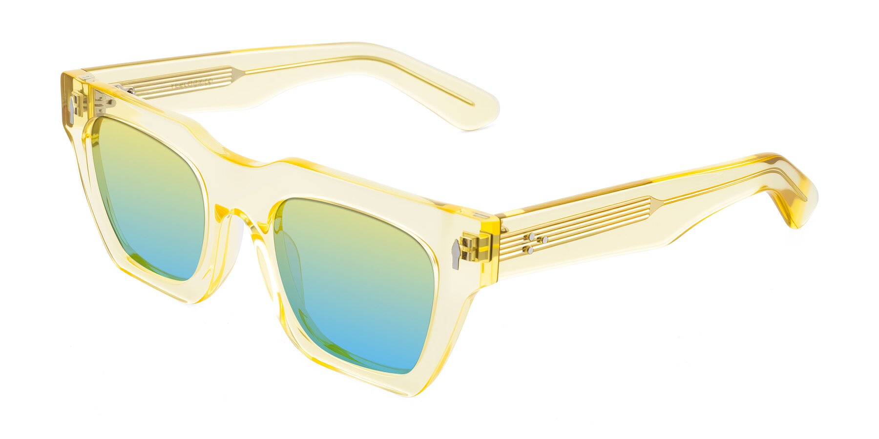 Angle of Padulla in Champagne with Yellow / Blue Gradient Lenses