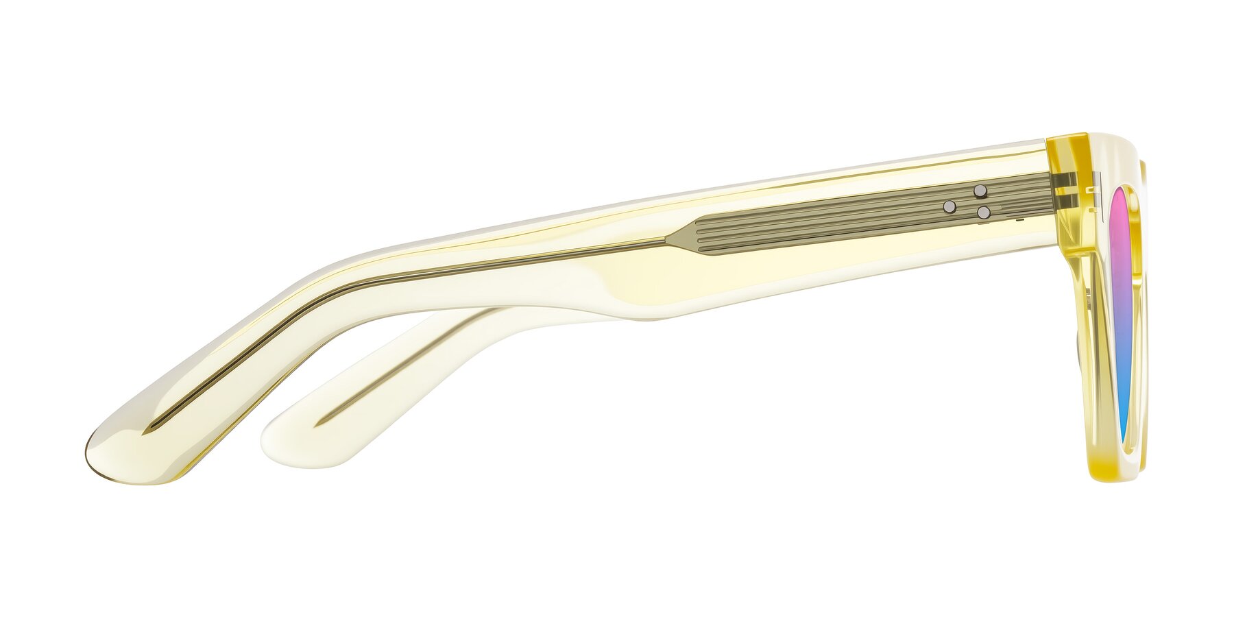 Side of Padulla in Champagne with Pink / Blue Gradient Lenses