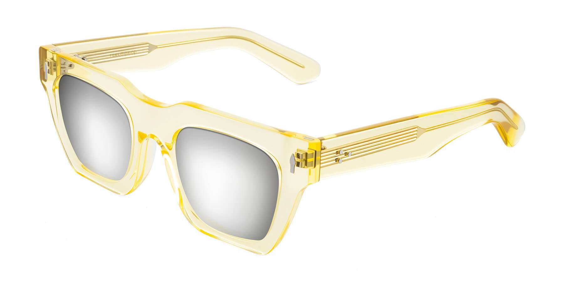 Angle of Padulla in Champagne with Silver Mirrored Lenses