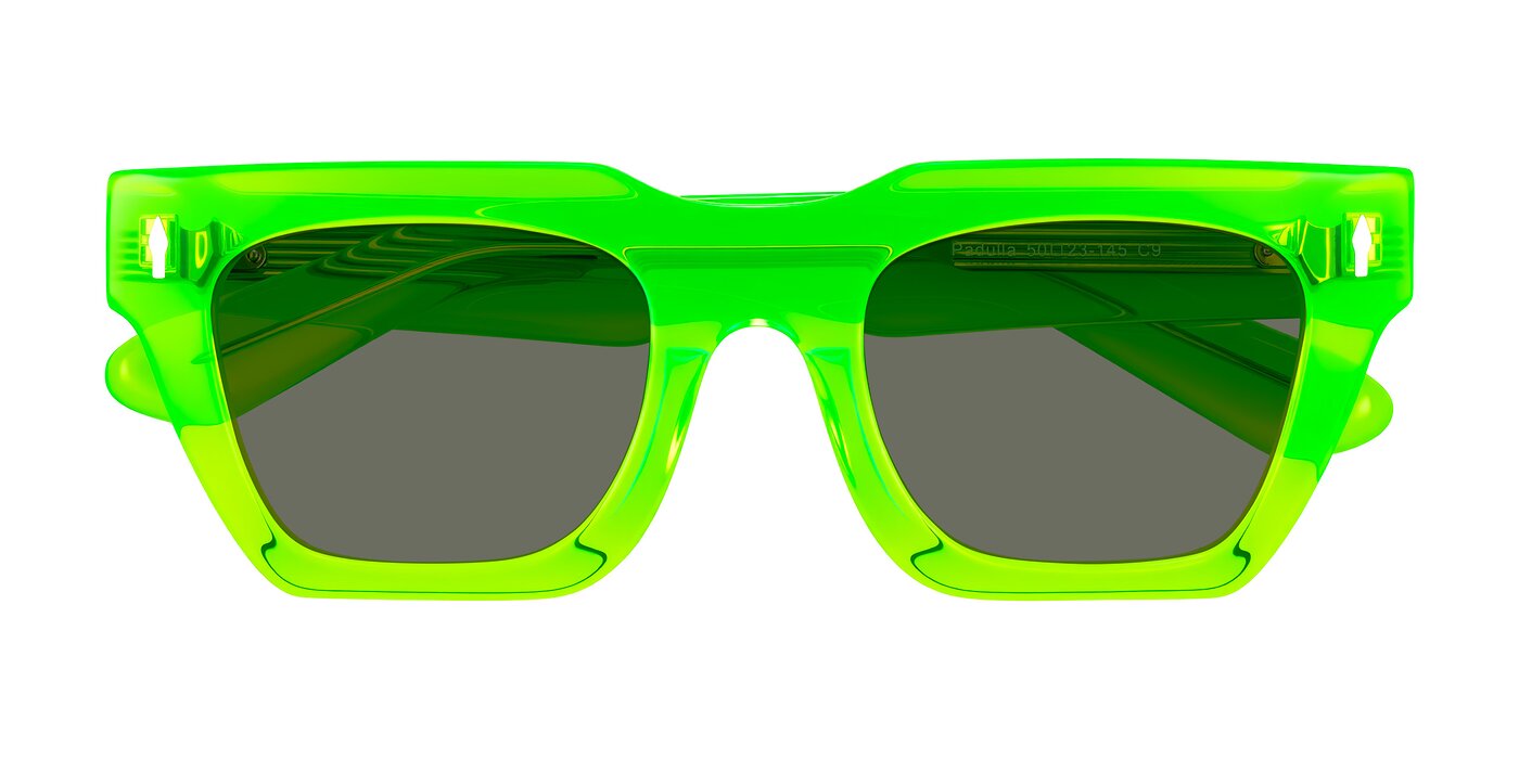 Padulla - Neon Green Polarized Sunglasses