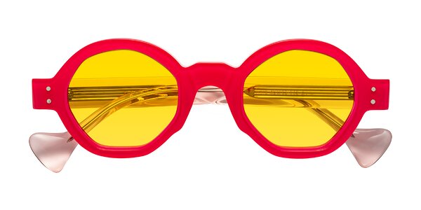 Front of Tzivara in Neon Red