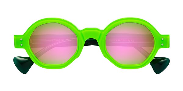 Front of Tzivara in Neon Green