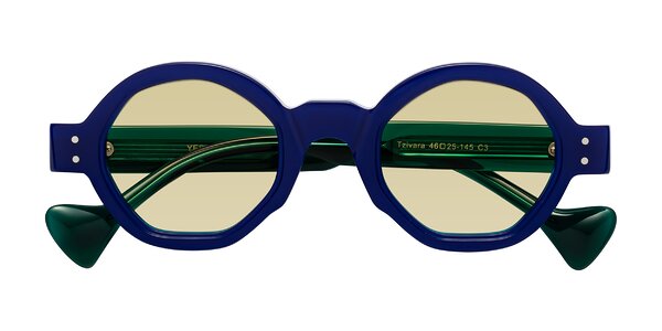 Front of Tzivara in Neon Blue