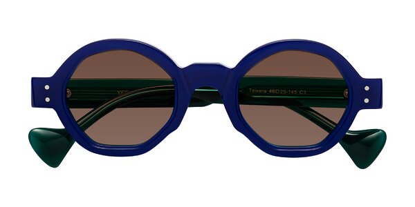 Front of Tzivara in Neon Blue