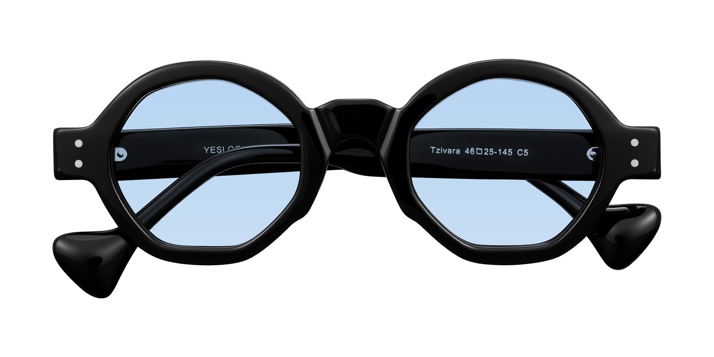 Tzivara - Black Tinted Sunglasses
