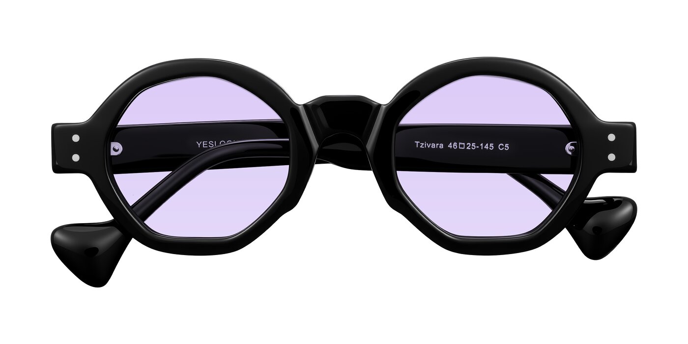 Tzivara - Black Tinted Sunglasses