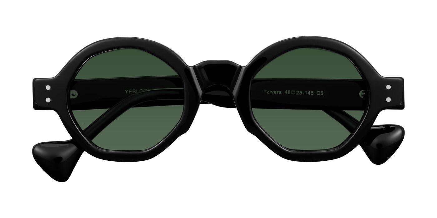 Tzivara - Black Tinted Sunglasses