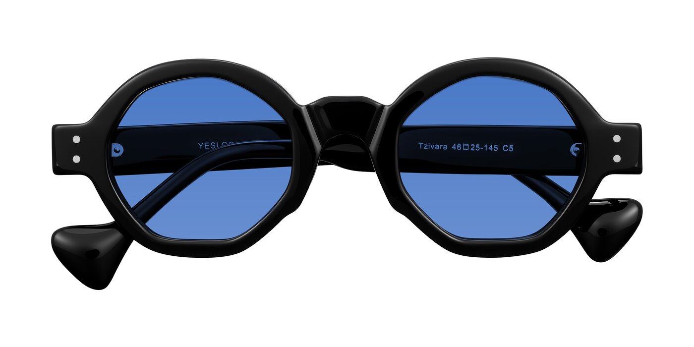 Tzivara - Black Tinted Sunglasses