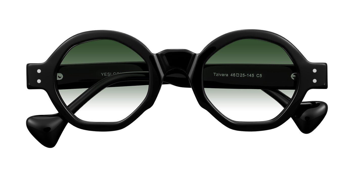 Tzivara - Black Gradient Sunglasses