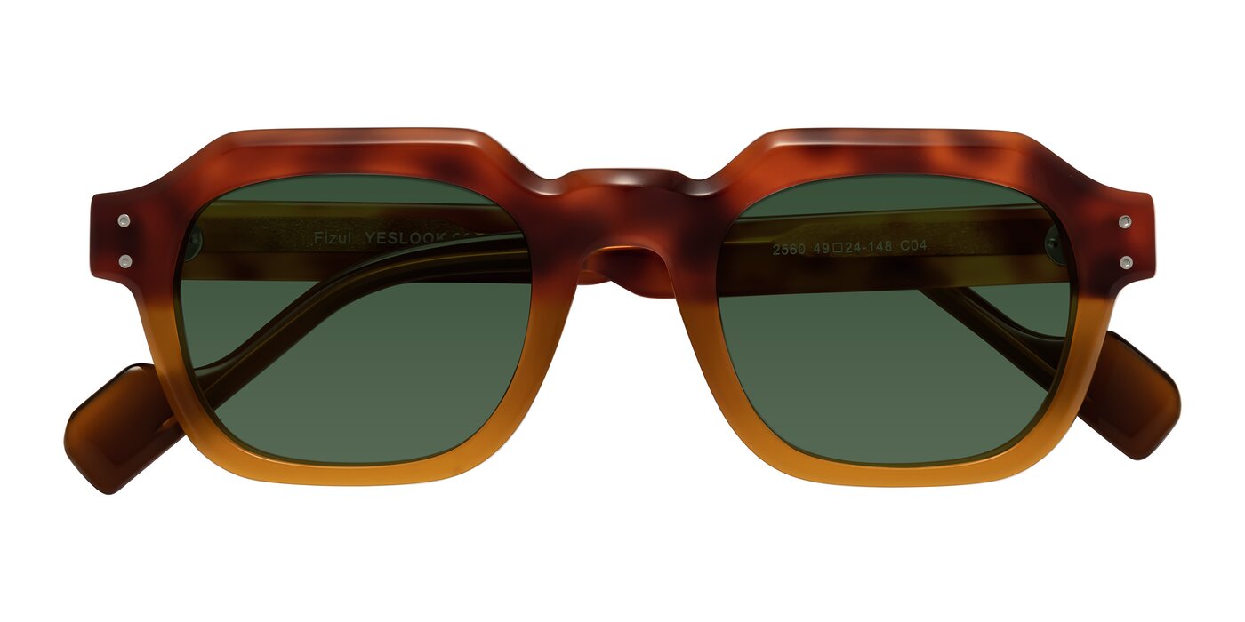 Fizul - Tortoise/Pumpkin Tinted Sunglasses